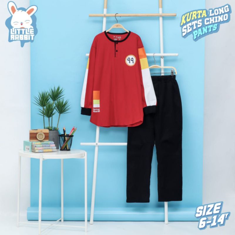 SETELAN KURTA ANAK LITTLE RABBIT