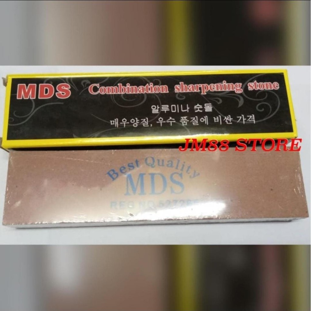 Batu asah pengasah asahan gosok pisau mds diamond dapur knife / batu asahan / batu asah pisau dapur