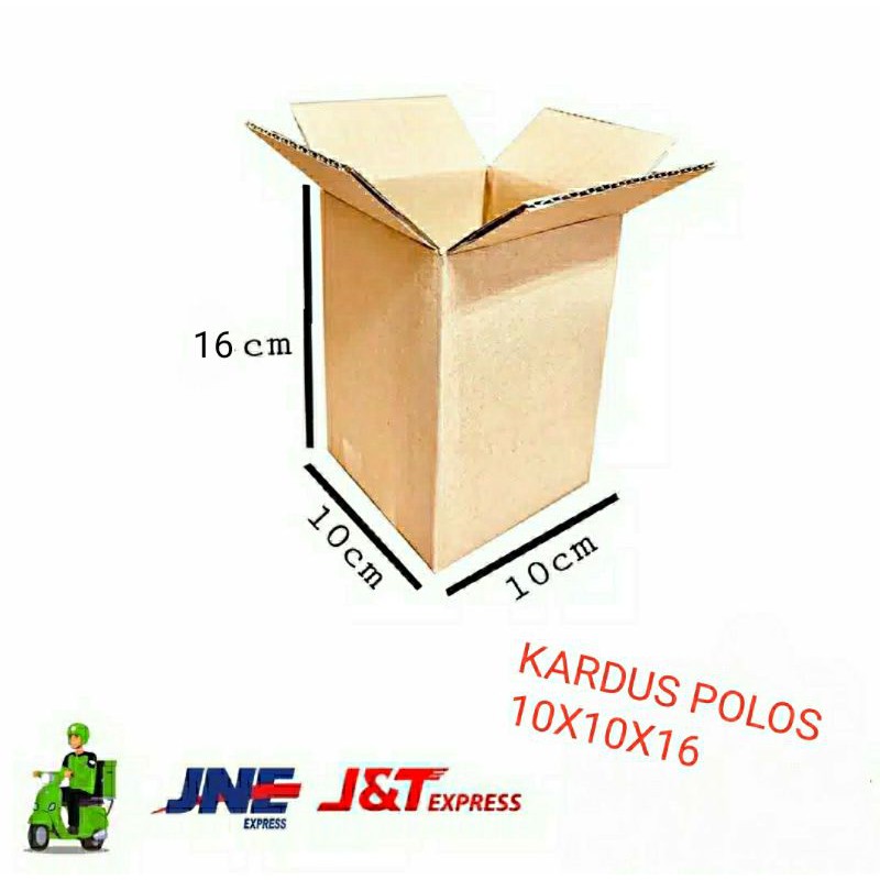 

termurah COD Kardus polos packing uk 10x10x16