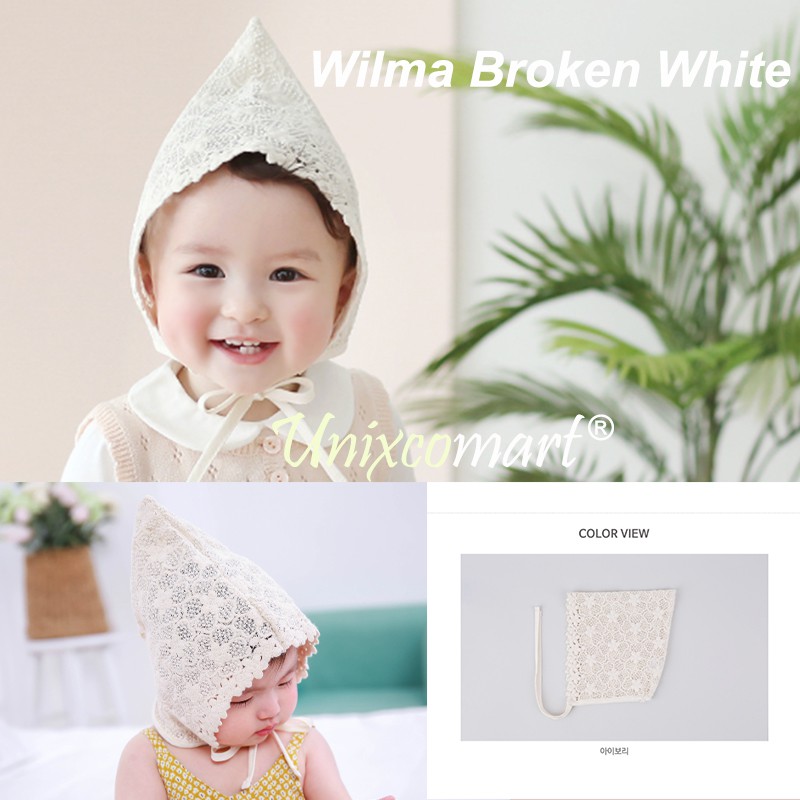 Topi Anak Bayi Noni Perempuan Bonnet Hat