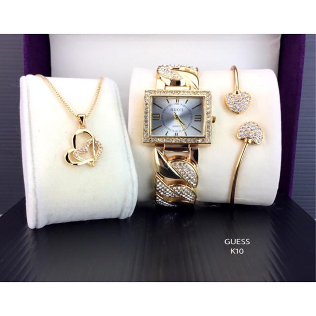 Set jam aksesoris Gucci