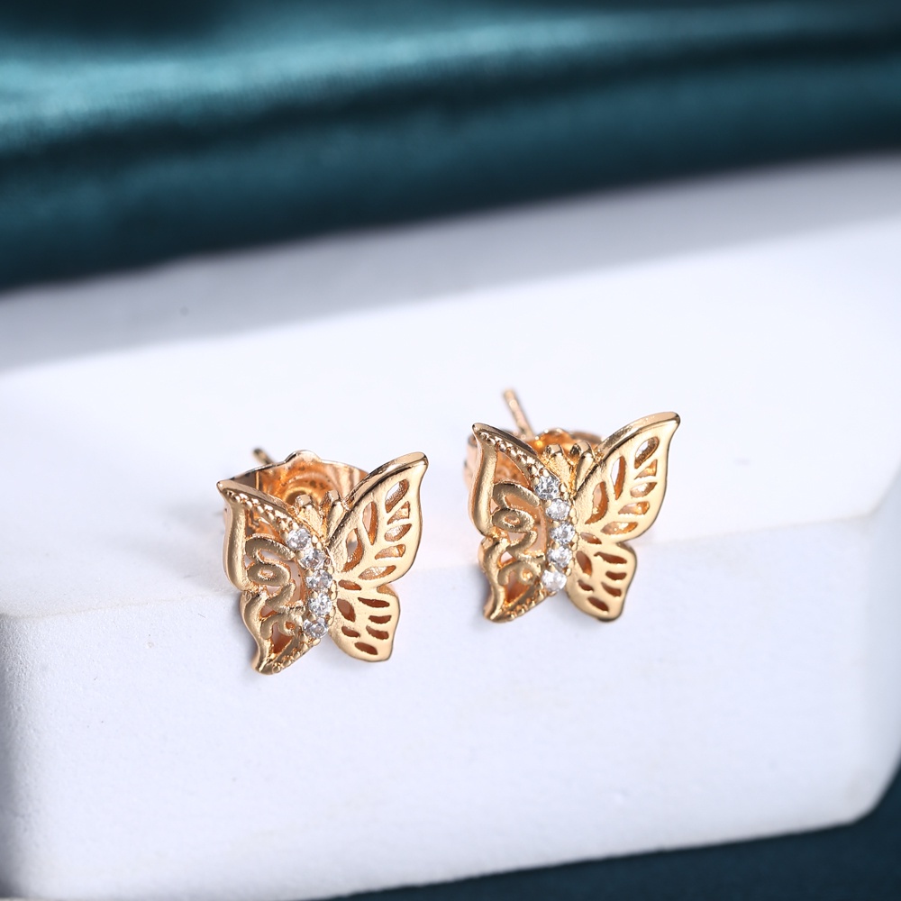 Anting Wanita Korea Anting Wanita Anti Karat Anting Tusuk Titanium Anting Wanita Murah D134-D244