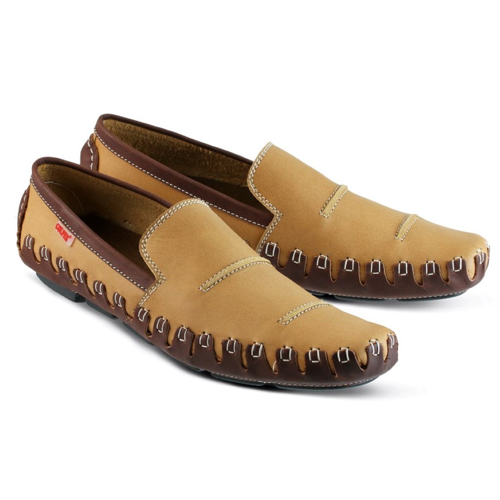 SEPATU MOCCASIN PRIA TAN 39 sd 43 GF4106 GF