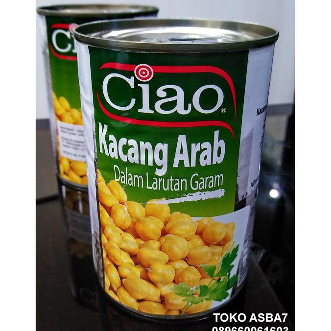 

Ciao Kacang Arab Dalam Larutan Garam 400 Gr
