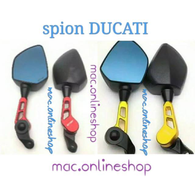 Spion Model DUCATI CNC Semua motor nmax pcx aerox cbr byson