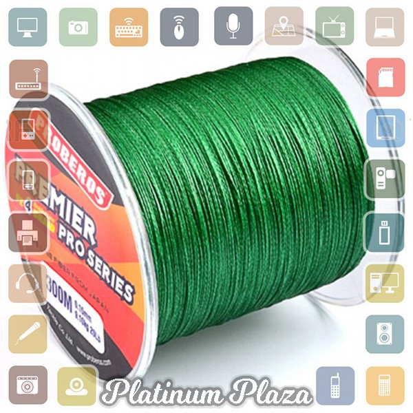 Proberos Benang Pancing Premier Pro Series Braided Thick 0.14mm - Green`60X9S2-