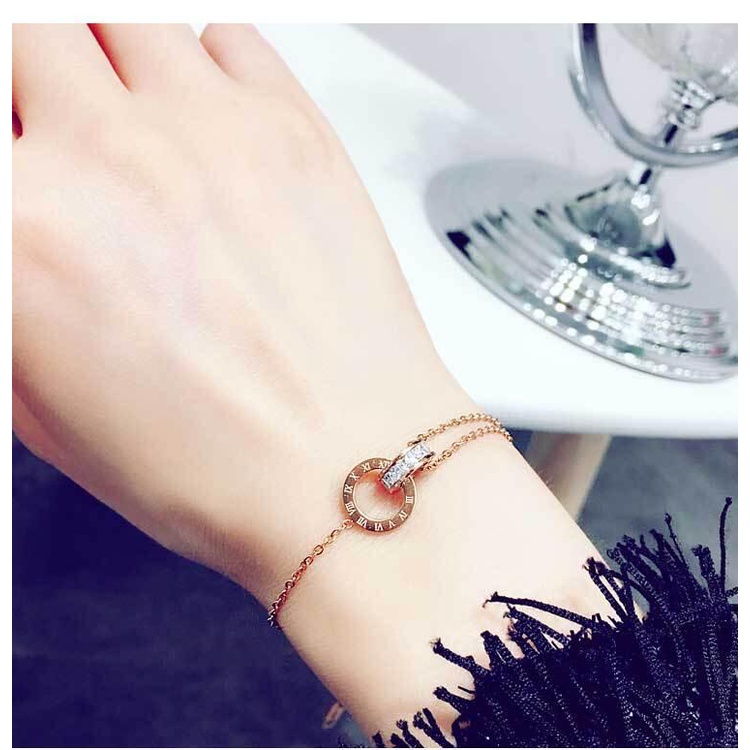 Gelang Kaki Wanita 18K Emas Titanium Steel Hypoallergenic Tidak Pudar  Hadiah Liburan Terbaik