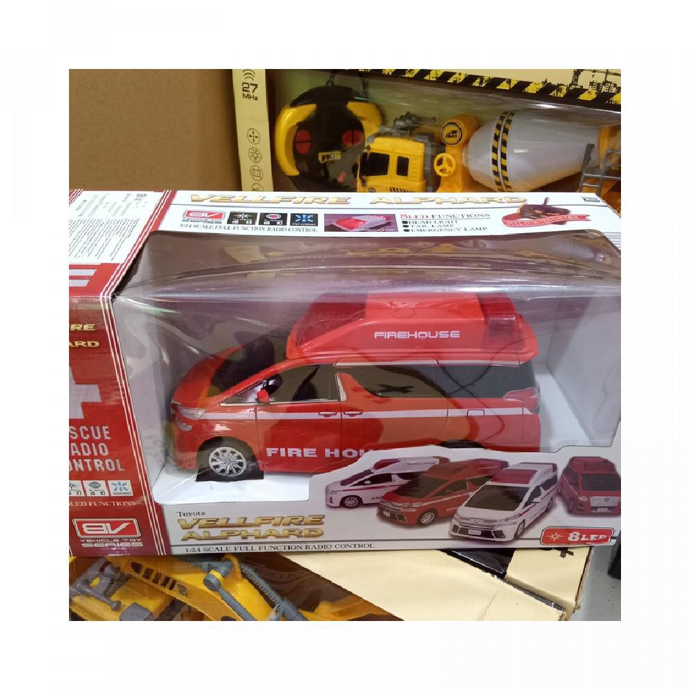 Mainan RC R C Remote Control Mobil Pemadam Ambulance Vellfire Alphard - Merah