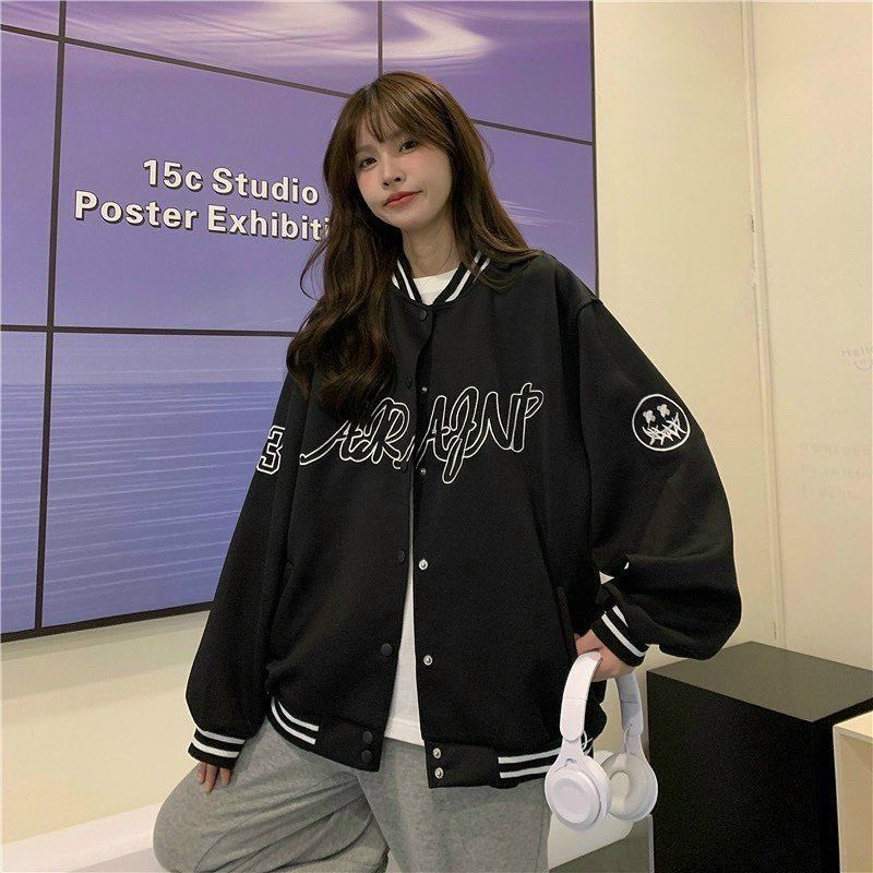 ARJP BASEBALL JAKET OVERSIZE | JACKET VARSITY PRIA WANITA | JAKET VARSITY OVERSIZE