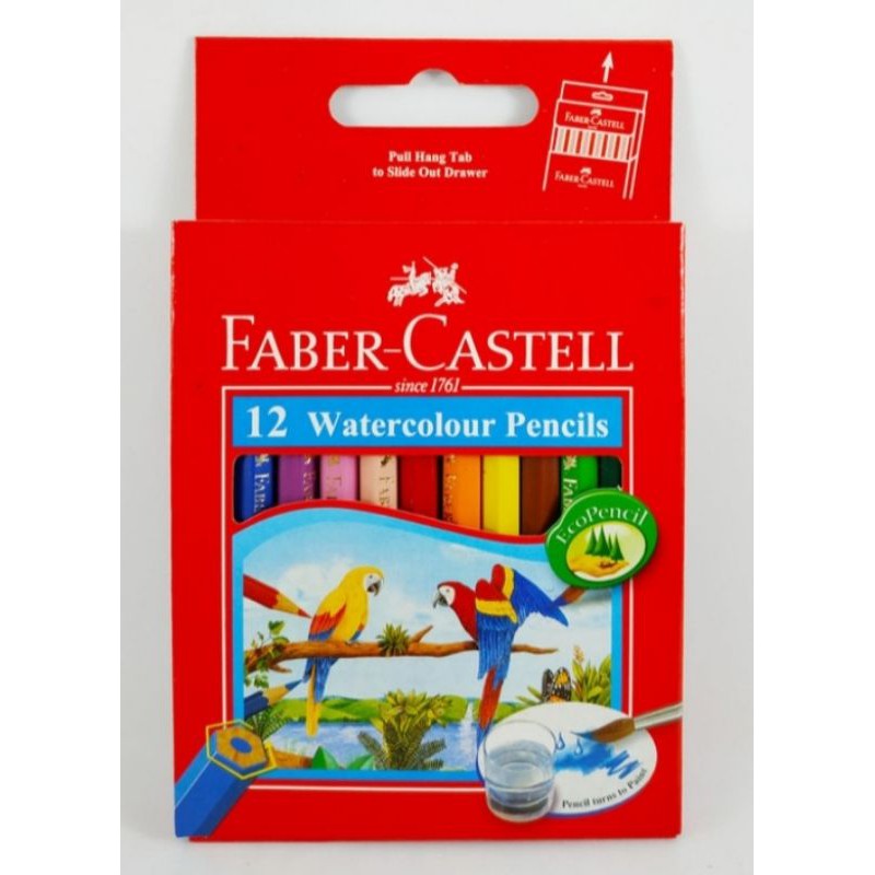 

Pensil Warna watercolor Faber Castell 12 Pendek