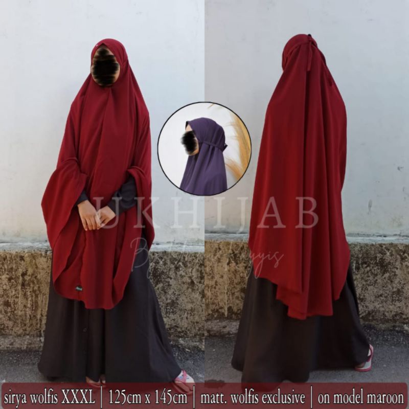 KHIMAR WOLFIS  jumbo XXXL NON PET TALI pd 125 PB 145
