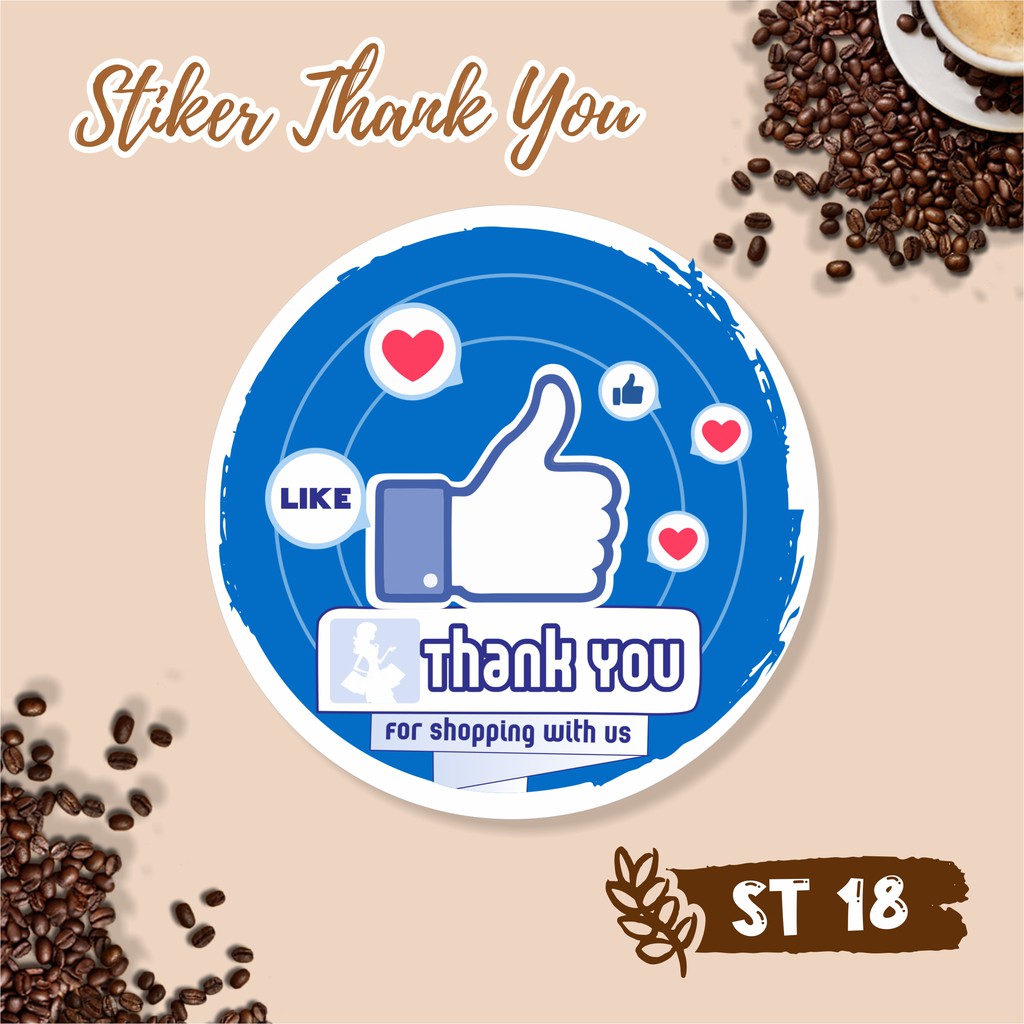 

STIKER THANK YOU ST 18 MURAH ECER