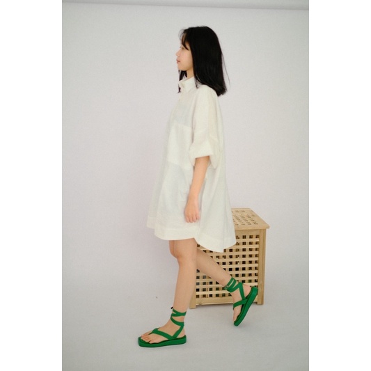 EASTMOUNTSIDE Isabell sandals in Green - Sandal Tali Wanita