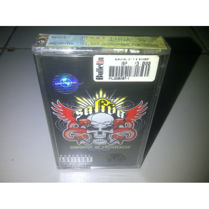 Saliva - Survival of the Sickest ORIGINAL KASET SEGEL / BRAND NEW Egypt Central