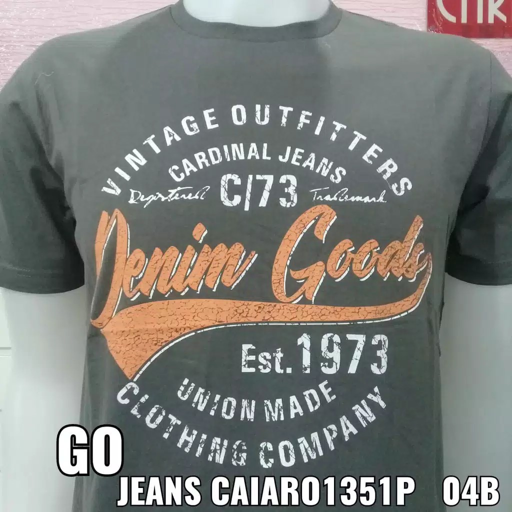 BB CARDINAL JEANS CG KAOS T-Shirt COWOK REGULER Baju Cowok Kaos