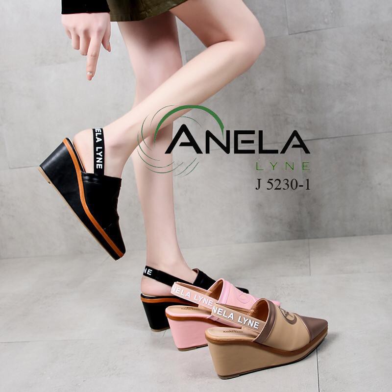 ANELA LYNE SEPATU WEDGES SLINGBACK 5230-1