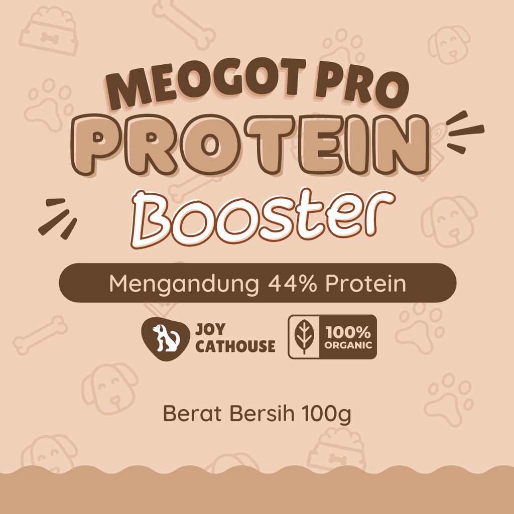 MEOGOT PRO 100gr Vitamin Penambah Imun Nafsu Makan Kucing dan Anjing Pelebat Bulu Suplemen Meogot Pro daily mixing food cats and dog by JOY CATHOUSE