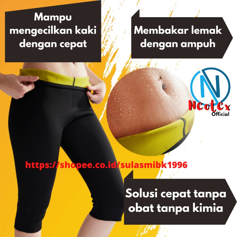 Celana Korset Pembakar Lemak Celana Pelangsing Tubuh Neotex Elastis Korset Pengecil Tubuh