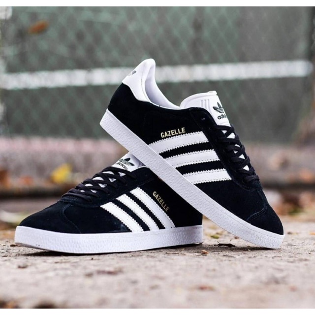 Adidas gazelle black n white original