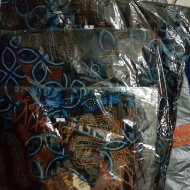 Maura Couple Sania Ruffle Batik Couple Ori Ndoro Jowi Garansi Termurah, Motif Seno Biru