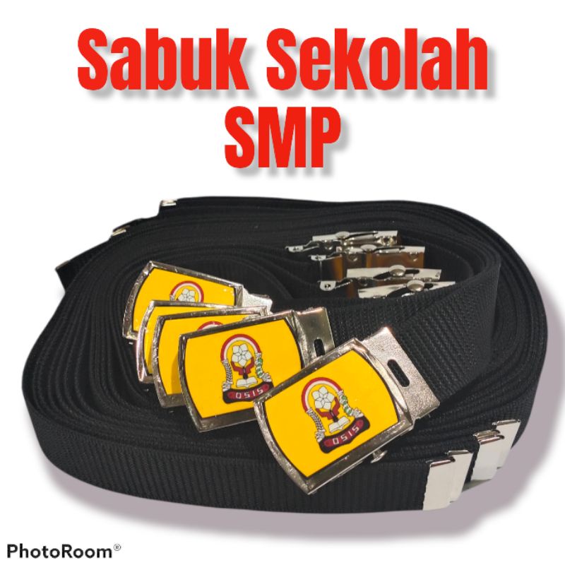 Sabuk Sekolah SMP nilon || Gesper Belt Ikat Pinggang Sekolah Smp