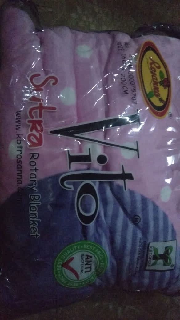 Ww Selimut Vito - Sutra Rotary - Pilihan Motif - 160x200 - Bulu Halus