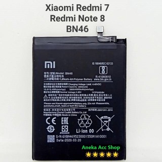 Baterai Xiaomi Redmi 7 Redmi Note 8 BN46 Original Batre BN46 Battery
