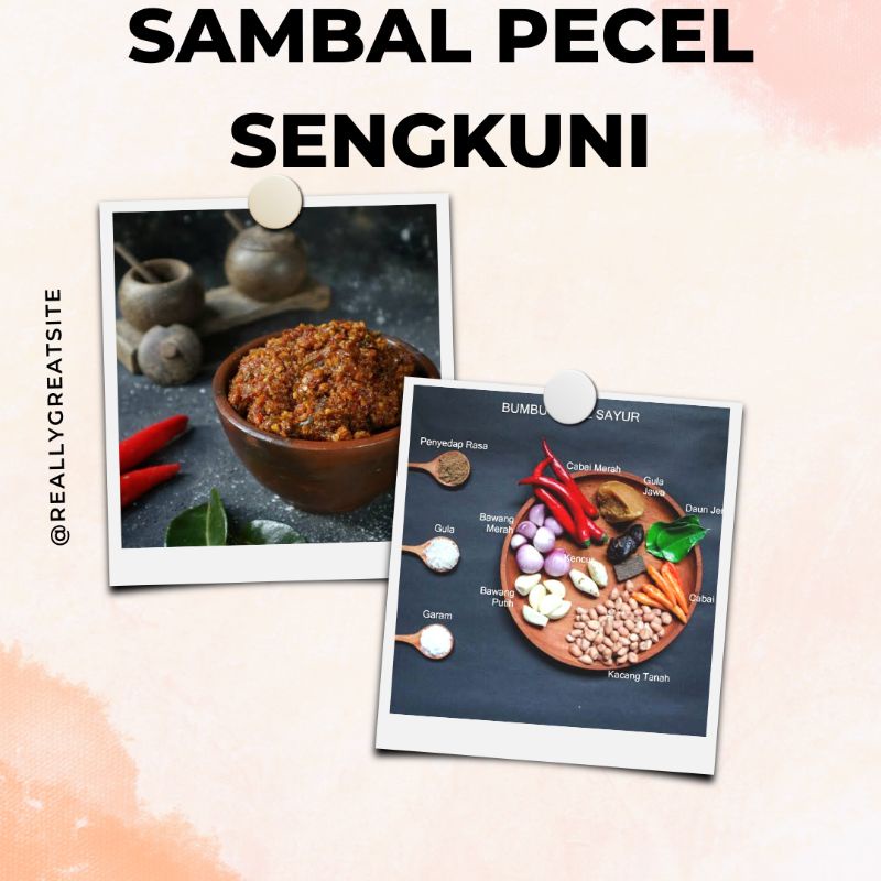 

sambal pecel sengkuni