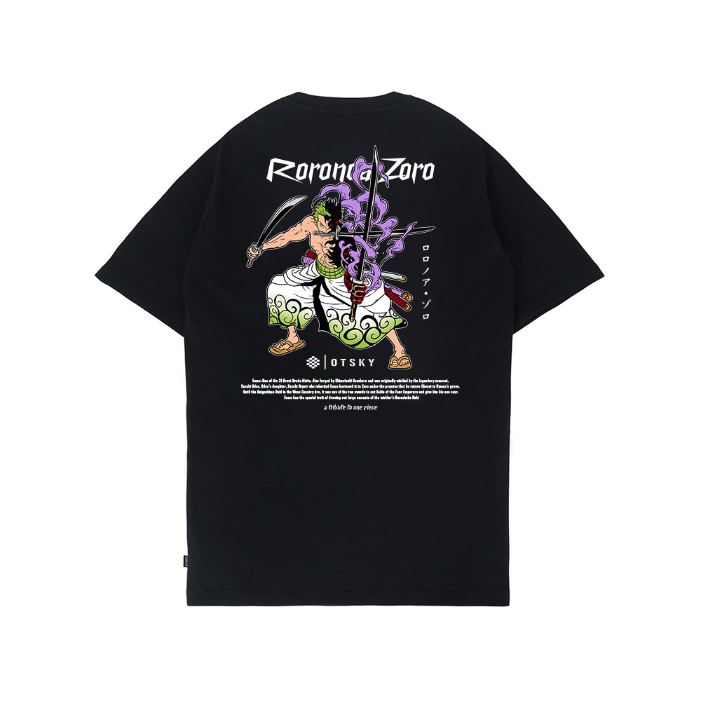 Otsky Kaos Pria Anime Roronoa Zoro Onepiece   x 2060 - 10B