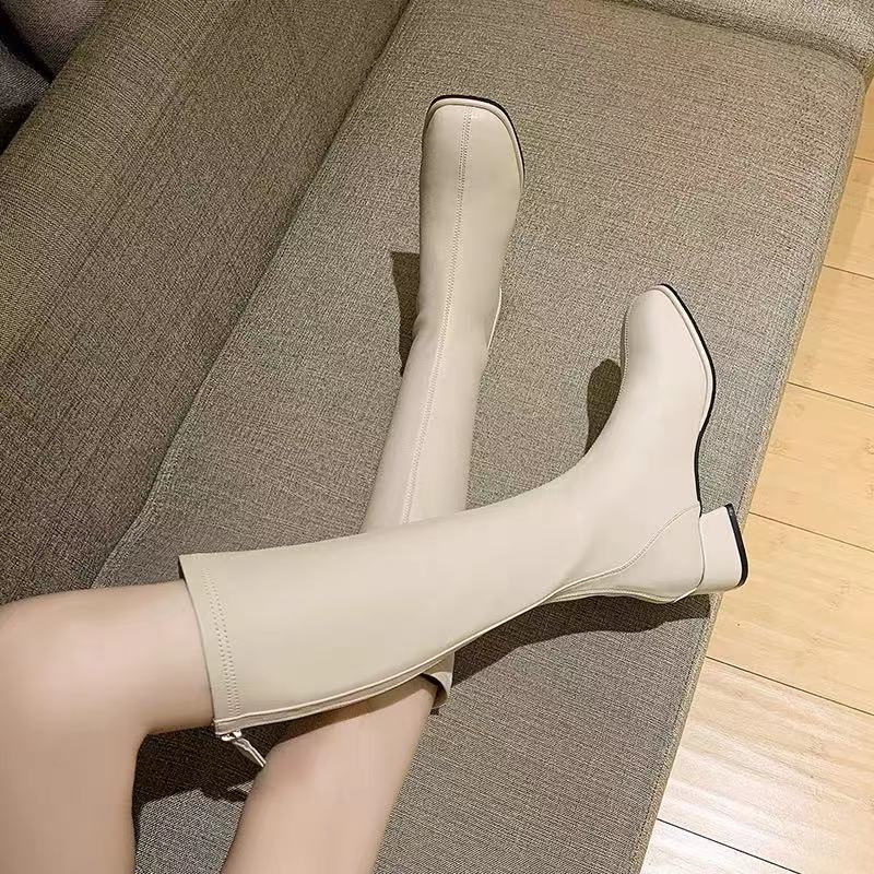 [DUNIA FASHION]  Sepatu Long Boots  Ala Korea Selutut Import Premium Quality DF 586