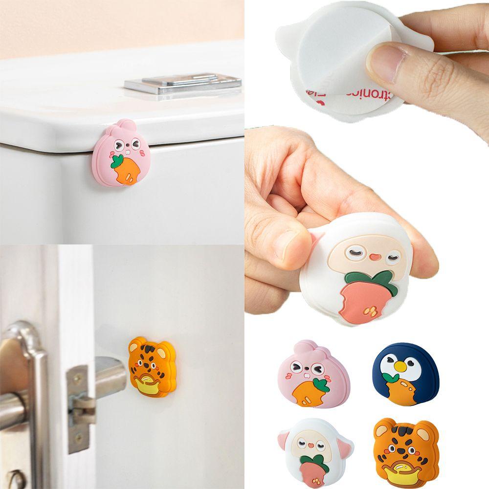 Suyo Door Stopper Mencegah Kerusakan Pelindung Dinding Shockproof Gagang Pintu Rumah Kantor Bumper Doorknob Wall Protection