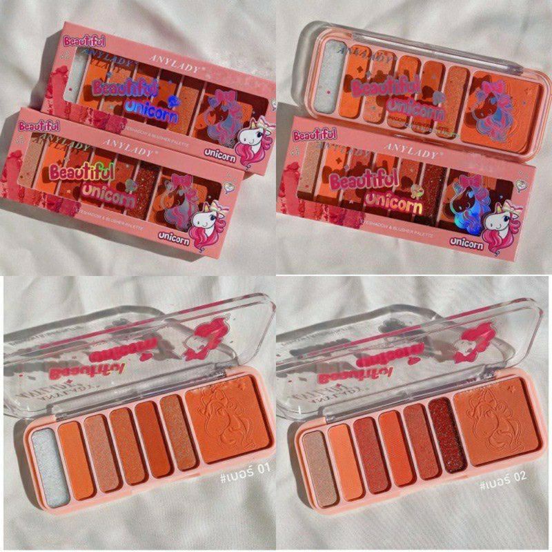 PROMO BIG EYESHADOW DAN BLUSH ONE PALLETE GIRL ANYLADY NO.808