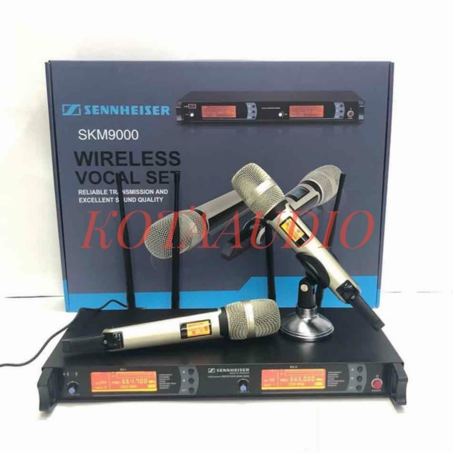 MIC WIRELESS SENHEISER SKM 9000 SENNHEISER SKM9000 2MIC PEGANG(DUS)