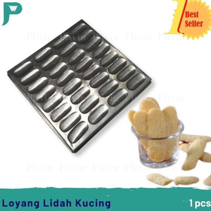 $$$$] Cetakan Kue Lidah Kucing / Loyang Kue Lidah Kucing