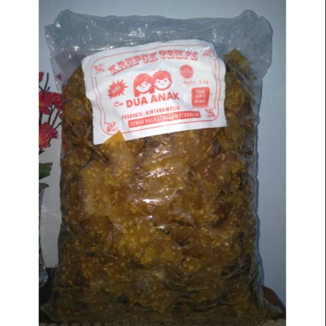 

Krupuk Tempe Cap Dua Anak 250 gram (Repack)