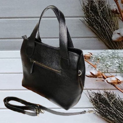 Tas Kulit Garut Tas Slempang Wanita Slingbag Size L Besar 3 Ruang