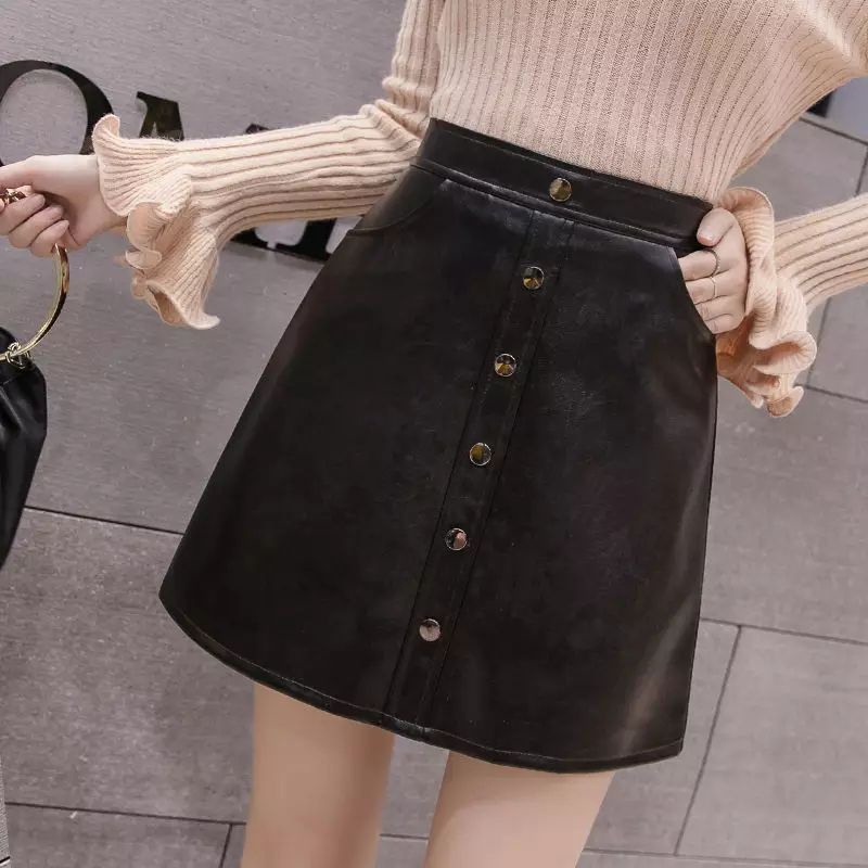 Rok Mini Wanita Korea Slim High Waist Mini Skirts Model Girlsband Wanita Korea Bodycon A-Line Style