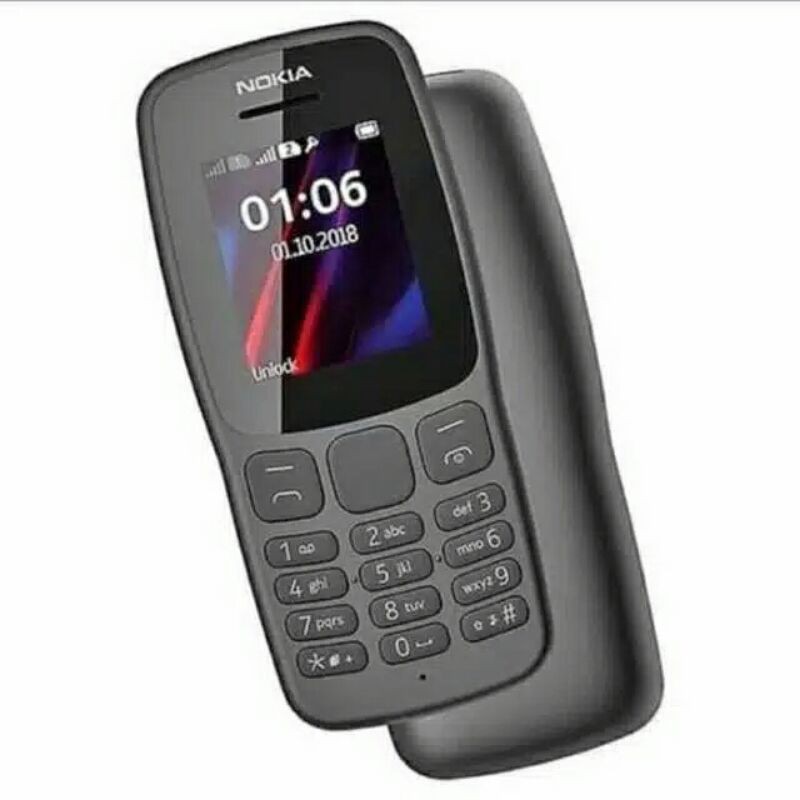 COD Handphone Nokia 106 Hp Jadul Nokia 106 NEW HP MURAH  BAHASA INDONESIA-3