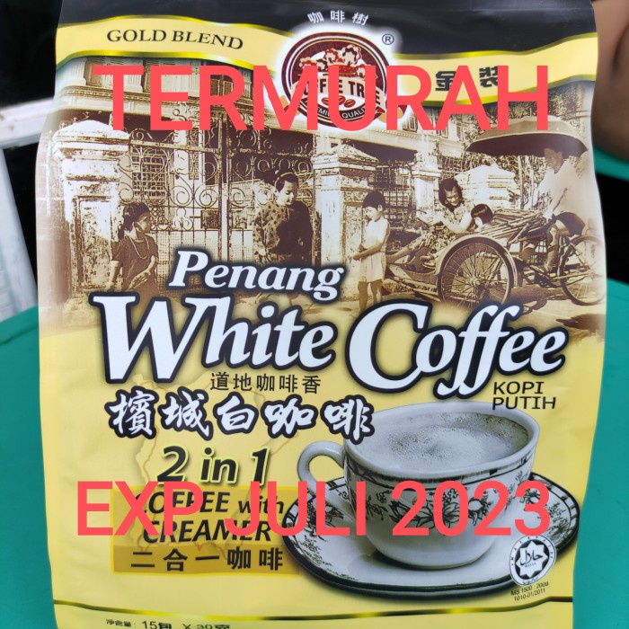 

(BISA COD) KOPI PENANG WHITE COFFEE 2IN1 NO SUGAR ADDED KOPI PUTIH PENANG