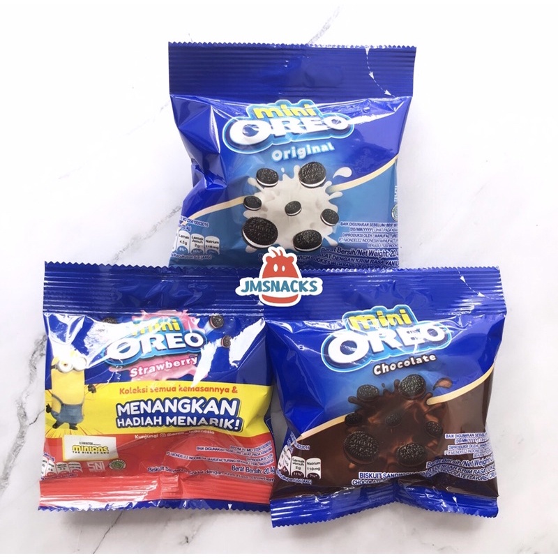 

[PROMO!!] Mini Oreo Bantal 20.4gr Satuan - biskuit nikmat enak