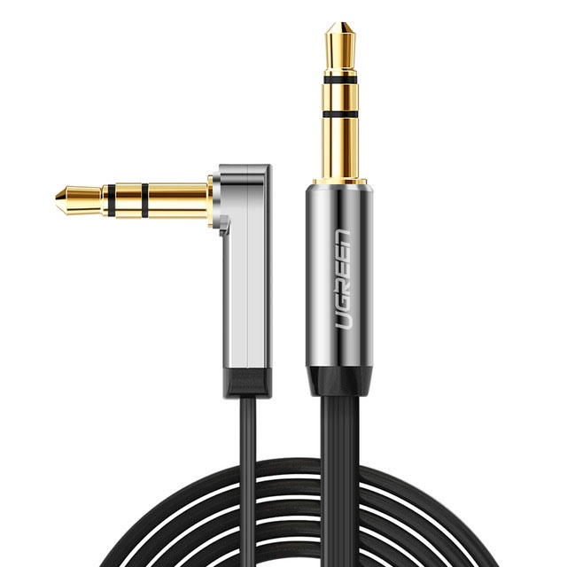UGREEN Kabel Audio AUX L Jack 3.5mm 1 Meter - 10597 - Black