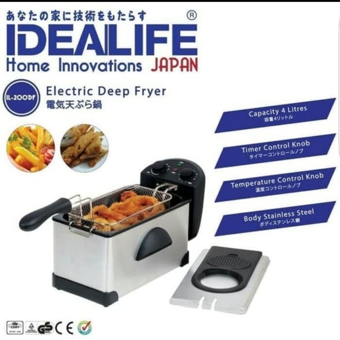 

IDEALIFE IL-200DF - Mesin Penggorengan Listrik / Electric Deep Fryer