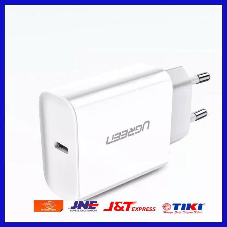 UGREEN CHARGER TYPE C QUICK CHARGE WITH PD 18 WATT WHITE 60450