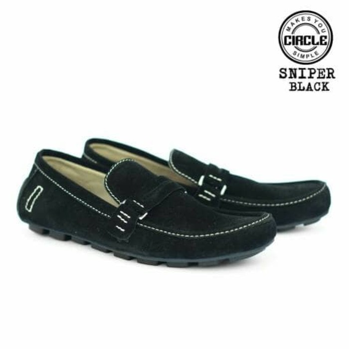 Sepatu Pria | Sepatu Murah | Sepatu Handmade Bandung | Sepatu Circle Sniper Black