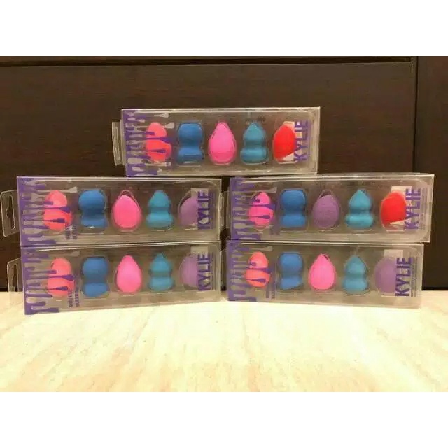hokkiterus21 COD SPONGE MINI ISI 5 Makeup spon blender foundation make up