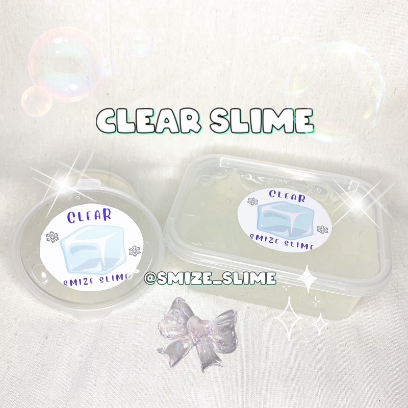 Clear Slime 100cc 200cc slime bening super clear