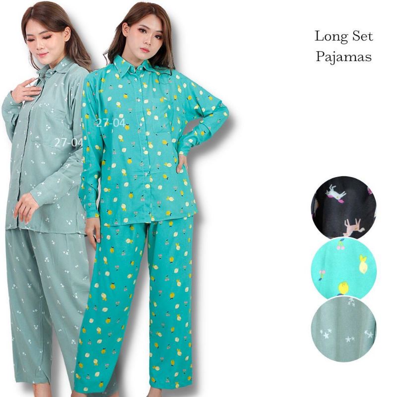 Pakaian Tidur Piyama |Set EXP 53 Pajamas Set