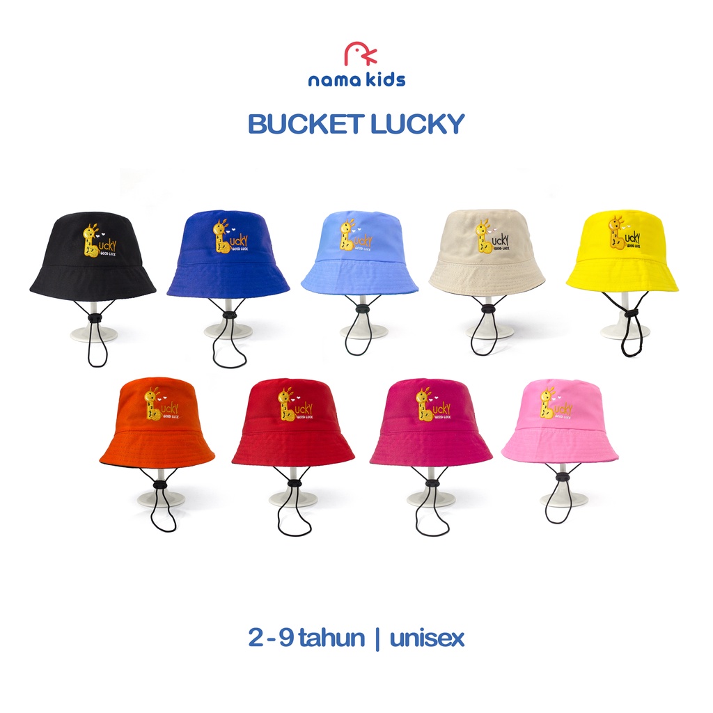 TOPI BUCKET ANAK TOPI BUCKET  GOOD LUCKY ANAK TOPI BUCKET TALI MURAH TOPI BAKET ANAK BAYI TOPI BUCKE