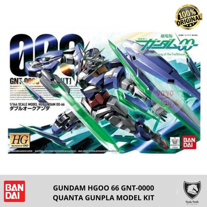 Bandai Hg Oo Gundam 1/144 66 Gnt-0000 Quanta Gunpla Model Kit By Eastern