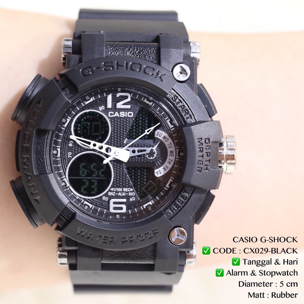 ✅ COD Jam tangan casio pria G-SHOCK GWG1000 DoubleTime Sport CX027